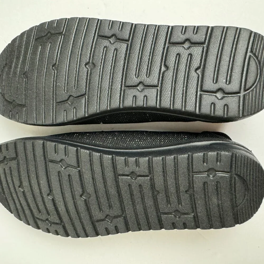Mens size 8 Black Slip on Loafers Drope  NWT